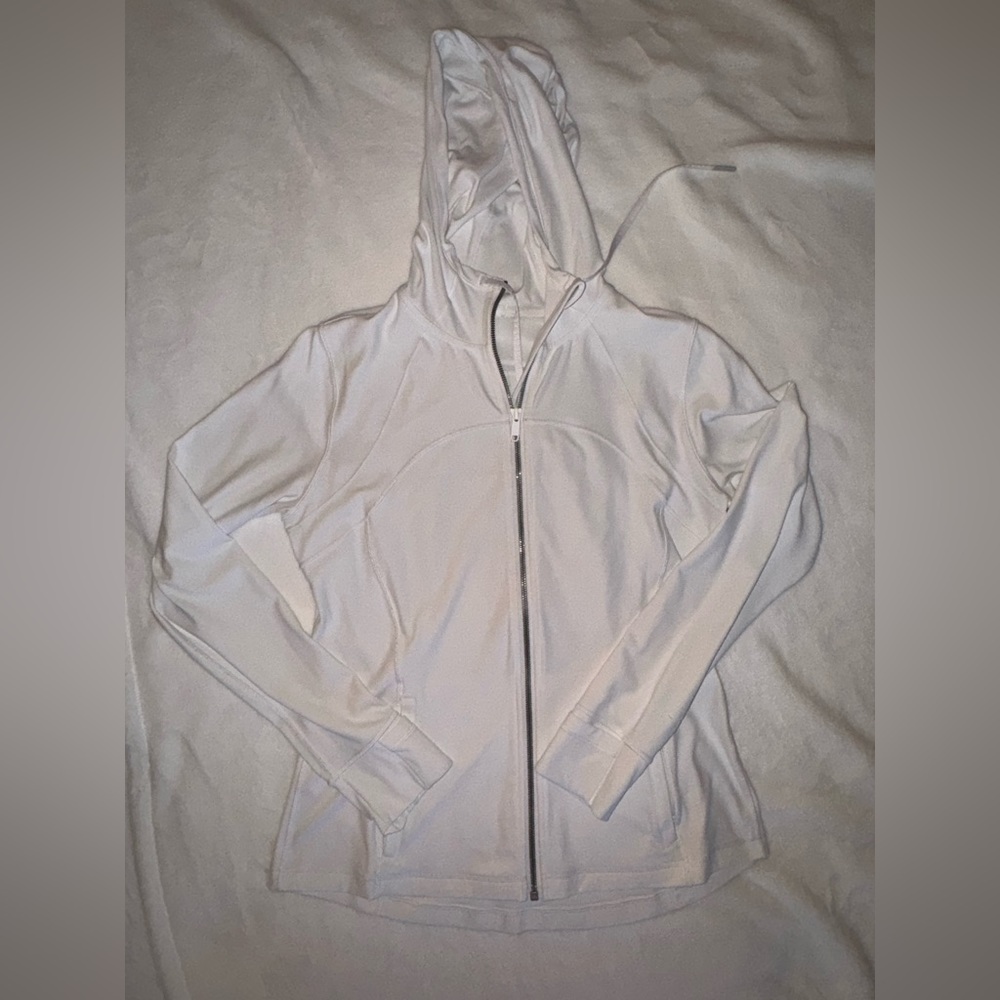 Lululemon White Zip Up
